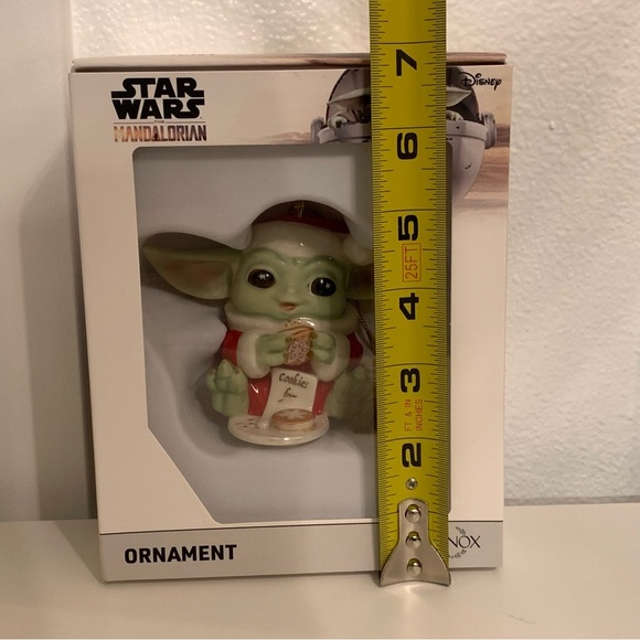 LENOX Star Wars Grogu Holiday Tree Ornament Mandalorian Yoda NOS New - Picture 9 of 10